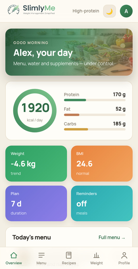 SlimlyMe app